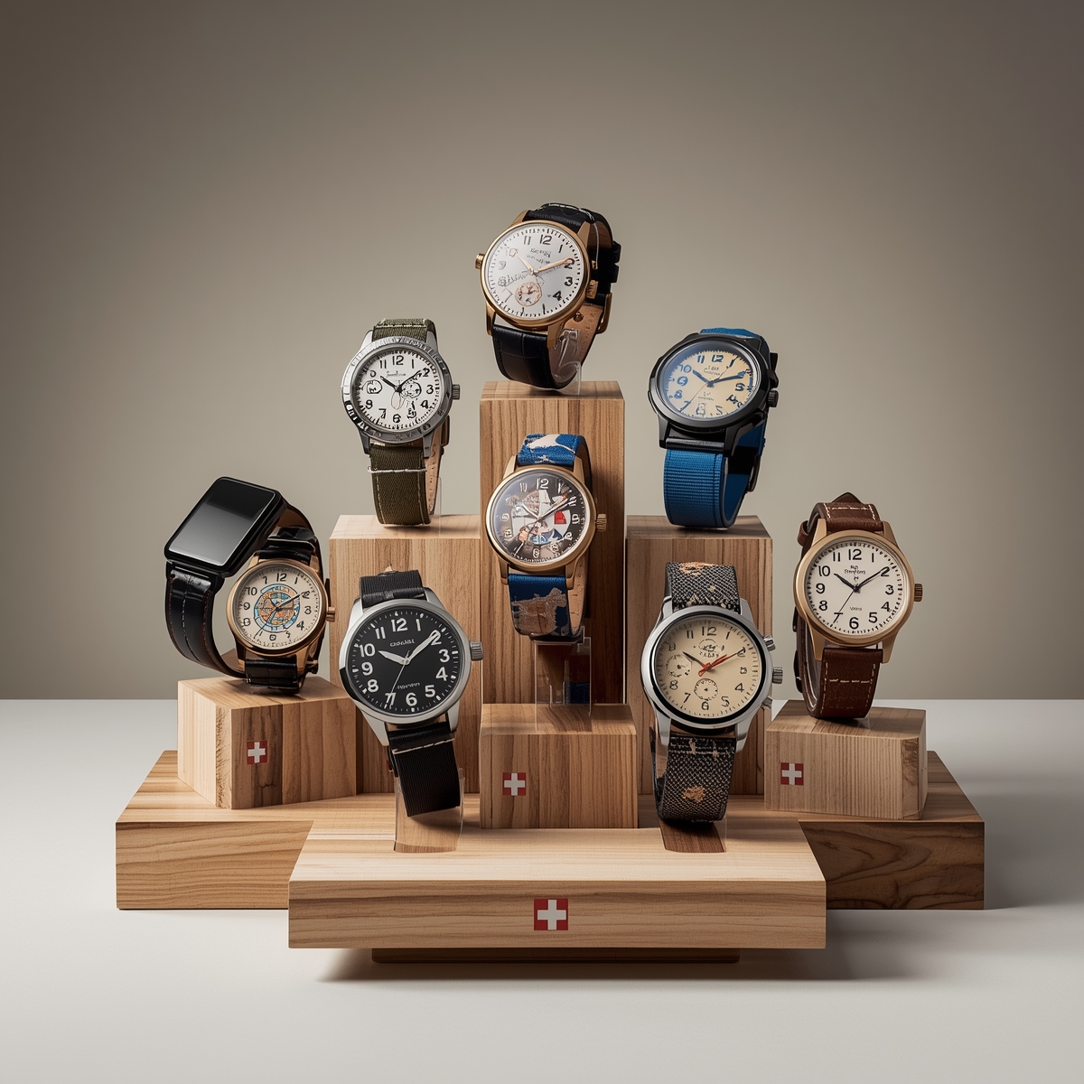 Collection of creative and quirky timepieces